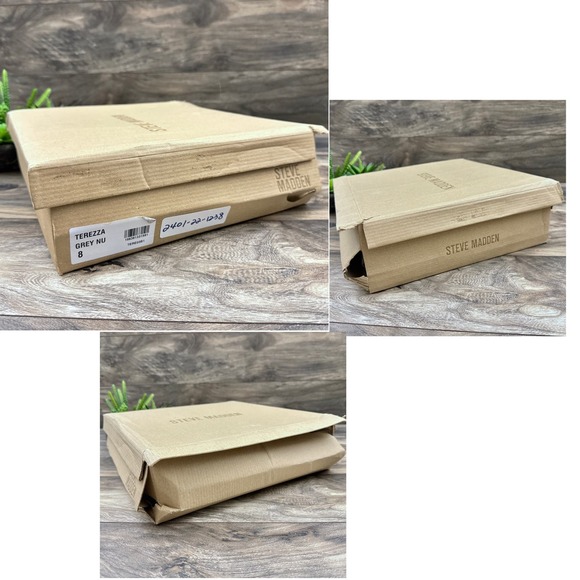 NEW Steve Madden 8M Terezza Grey Nubuck Pull On Pointed Toe Western Ankle Bootie - Picture 12 of 12